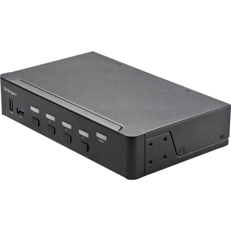 StarTech SV431HU34K6 4-Port HDMI KVM med 4K 60Hz & USB 3.0 Hub