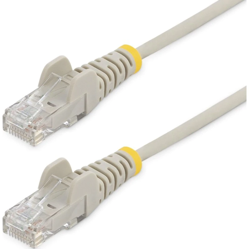StarTech.com 1m Slim LSZH CAT6 Ethernet Kabel, Grå, 10GbE PoE