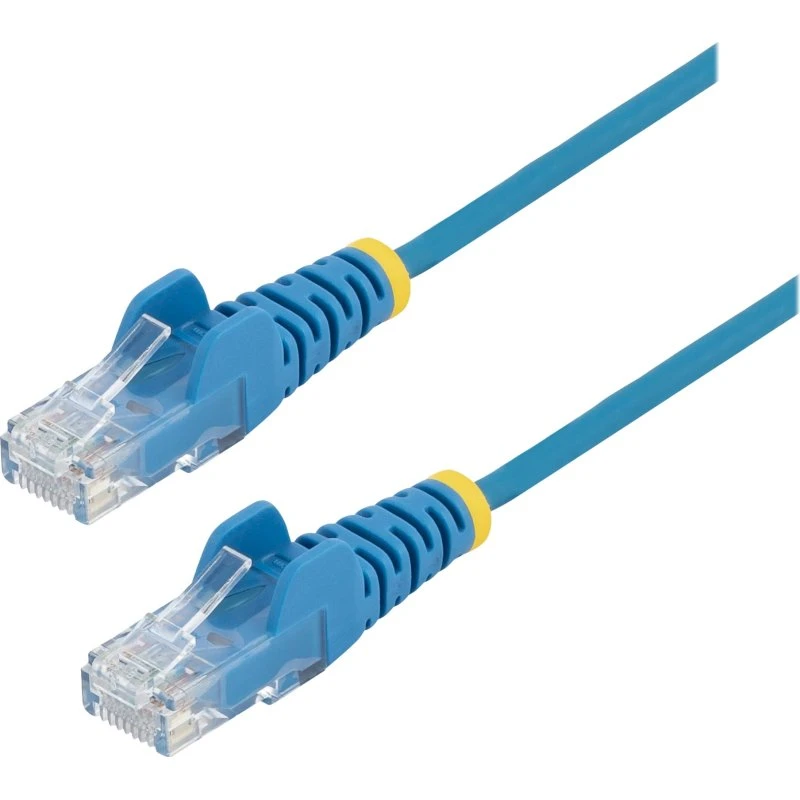 StarTech 2.5m CAT6 Slim Blue Snagless LSZH Patchkabel