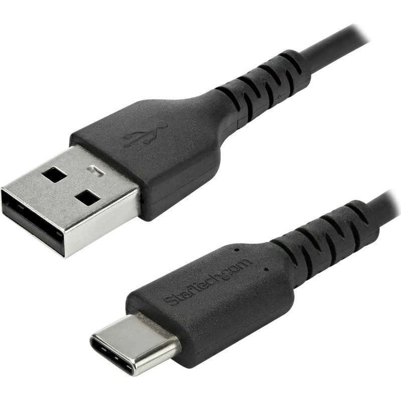 StarTech.com 2m USB A til USB C Kabel, Sort, 3A, Aramidfiber