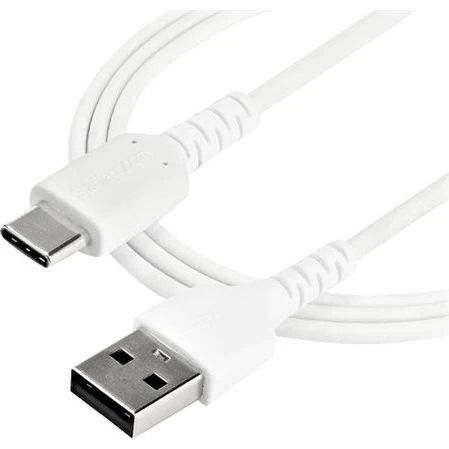 StarTech 1m USB-A til USB-C Kabel med Aramidfiber, Hvid