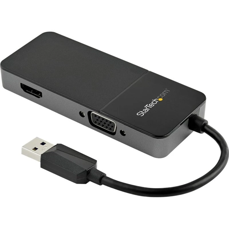 StarTech USB32HDVGA USB 3.0 til HDMI & VGA Dual Monitor Adapter, 4K/1080p