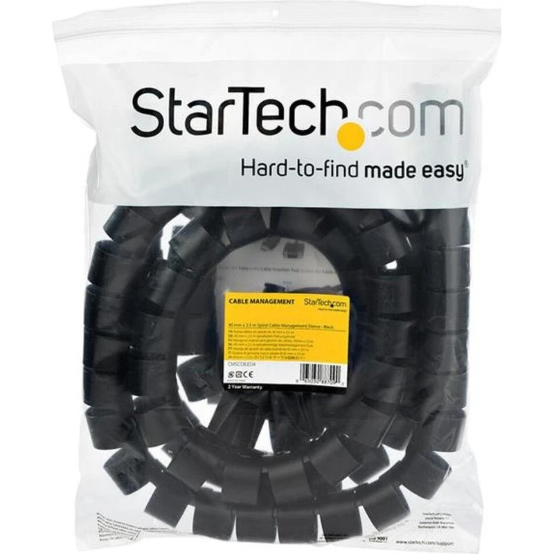 StarTech CMSCOILED4 2,5 m kabelholder sort
