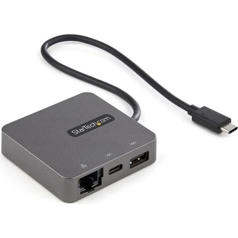 Startech DKT31CHVL USB-C Hub, 10 Gbit/s, HDMI/VGA/LAN/USB-A, Sølv