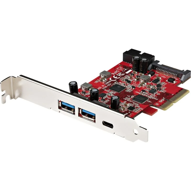 StarTech.com PEXUSB312A1C1H USB 3.1 Gen 2 PCIe-kort, rødt
