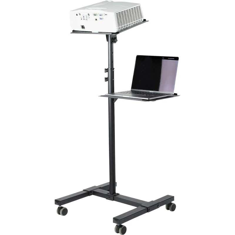 StarTech ADJPROJCART Mobile Projektorkurv, justerbar, sort