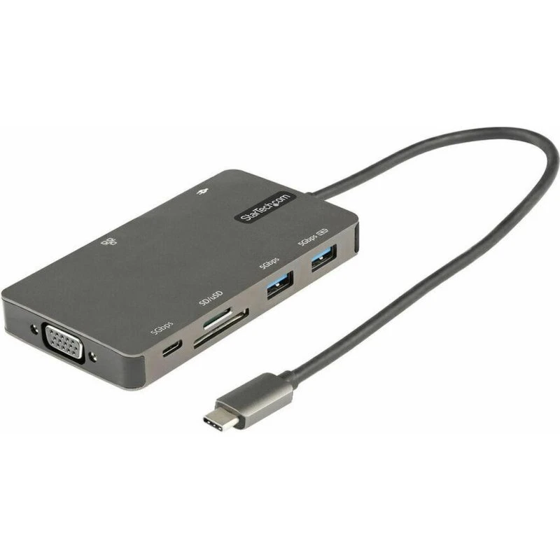 Startech DKT30CHVSDPD USB-C Hub, 7 Porte, 4K HDMI, VGA, Ethernet