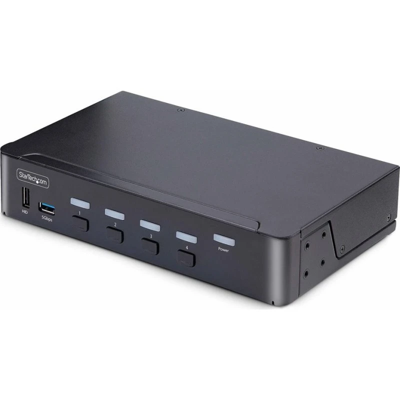 StarTech.com D86A2-4-PORT-8K-KVM, 4-ports DisplayPort 1.4 KVM Switch