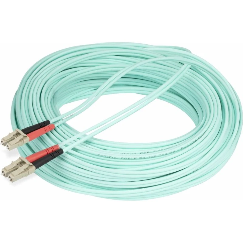 StarTech.com OM4 Fiberoptik Patchkabel LC/UPC 20m, Aqua