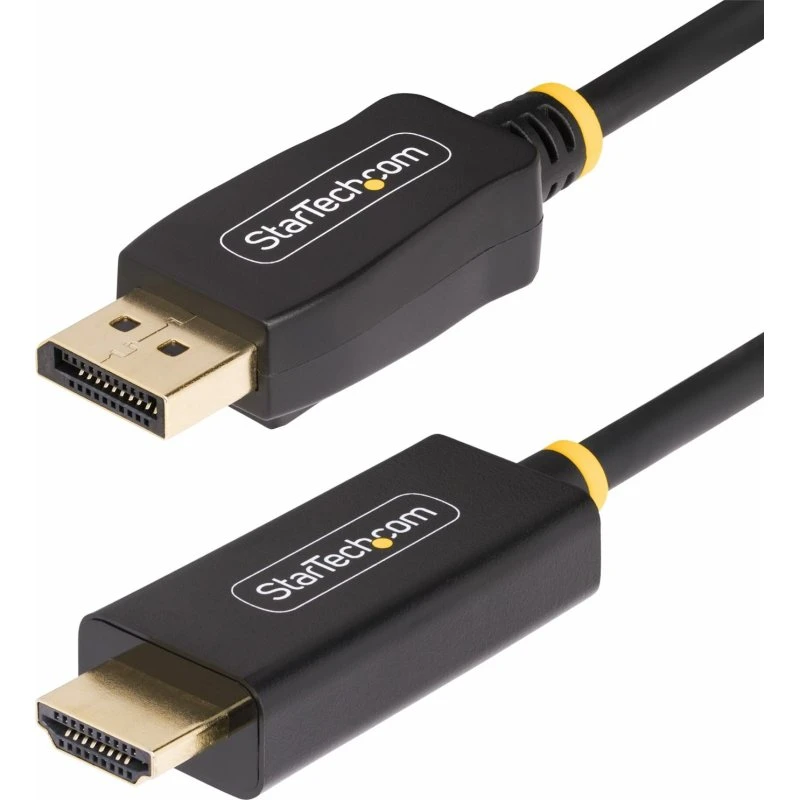 StarTech 3.3ft (1m) DisplayPort til HDMI 2.0b Adapterkabel, 4K60 HDR, Sort