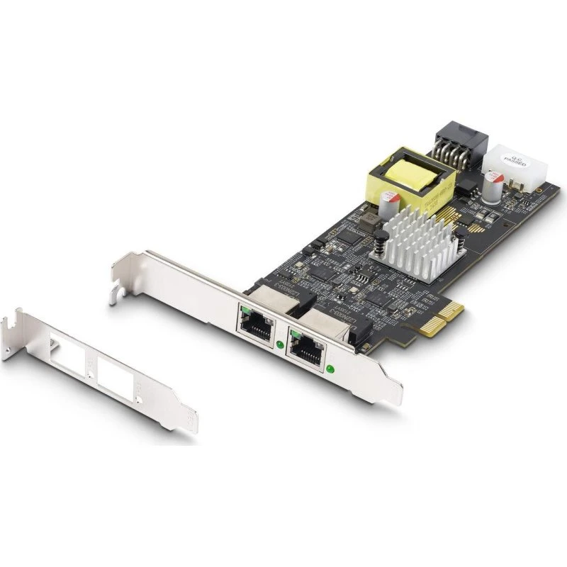 StarTech PR22GIP 2.5G PoE Netværkskort, Sort