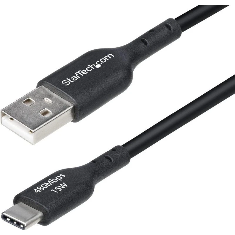 StarTech USB-C til USB-A kabel 30 cm, 15 W, sort