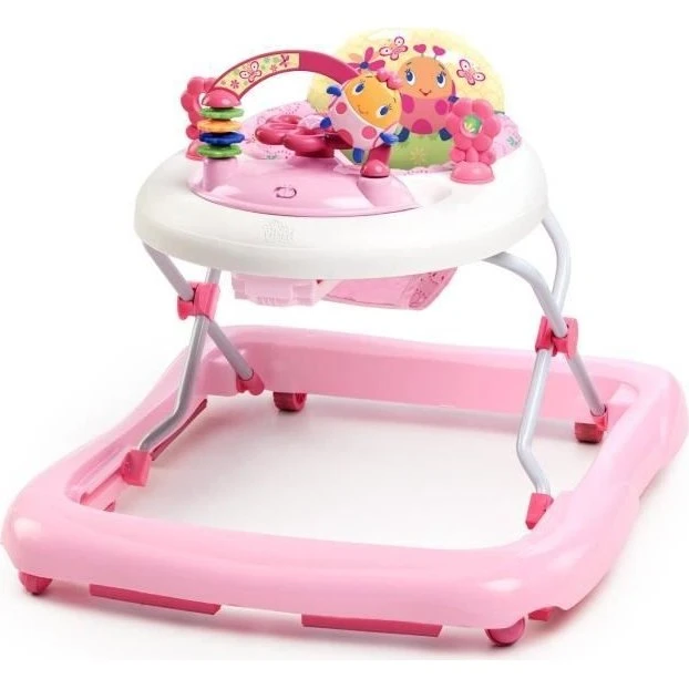 Bright Starts JuneBerry Delight Foldbar Gåstol med Musik, Pink
