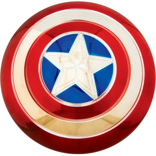 Rubies Captain America 12" Elektrisk Metallisk Skjold (34947)