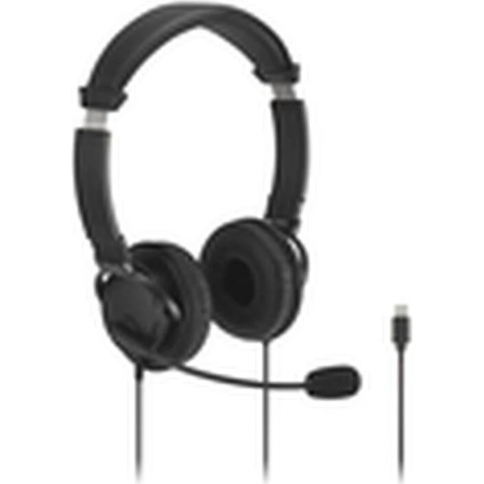 Kensington Classic EQ USB-C Headset med mikrofon, sort