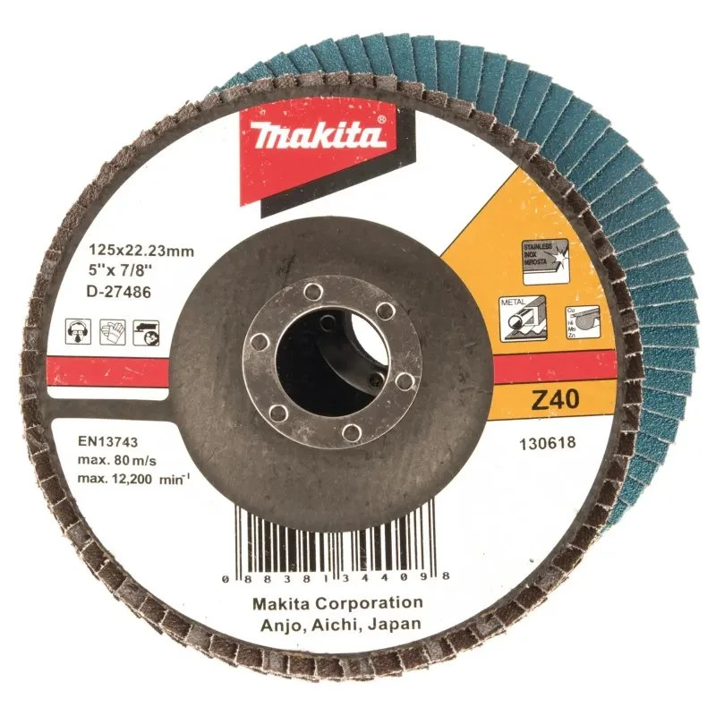 Makita Slibeskive 125 mm Z40 - D-27486