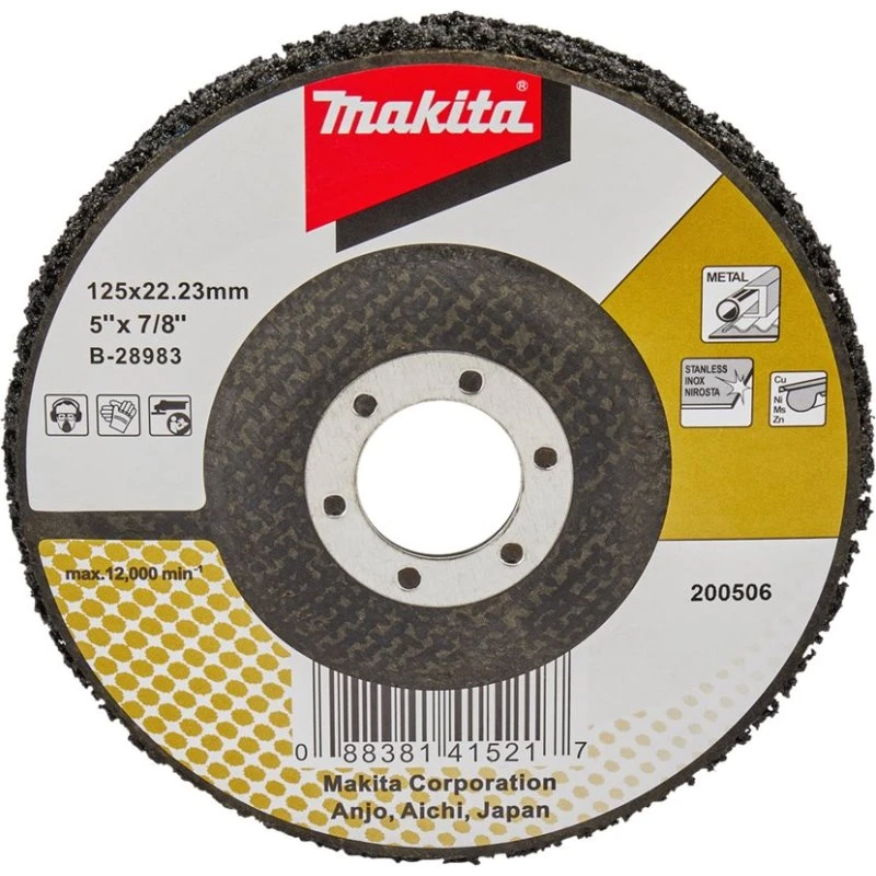 Makita Renseskive 125 mm for aluminium og rustfrit stål
