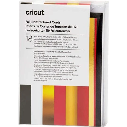 Cricut Royal Flush Sampler Folietransfe-indstikskort Rød Guld