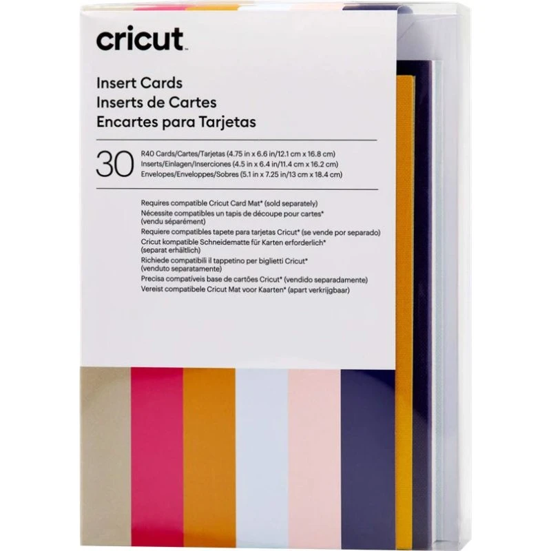 Cricut Sensei Sampler Indstikskortsæt Hvid, Kakifarvet, Sennep, Pudder-blå, Fest Pink, Tusmørke, Tulipan