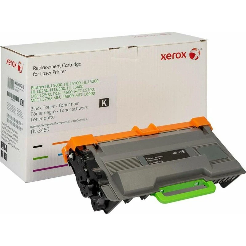 Xerox 006R03618 Sort Toner – 8000 sider, kompatibel med Brother TN3480