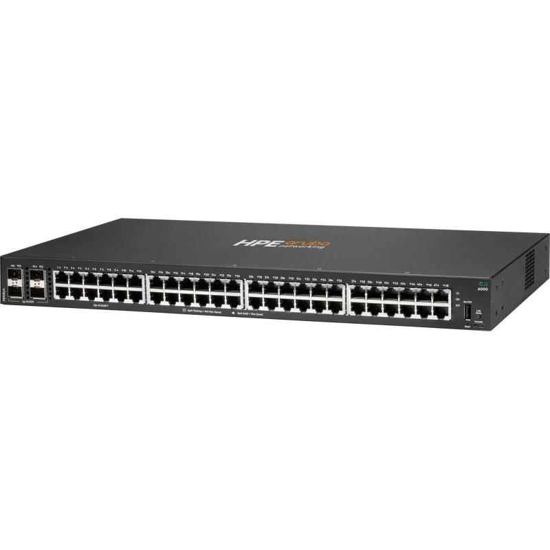 HPE Aruba 6000 48G 4SFP Switch - 48-porte Gigabit, L3, Administreret