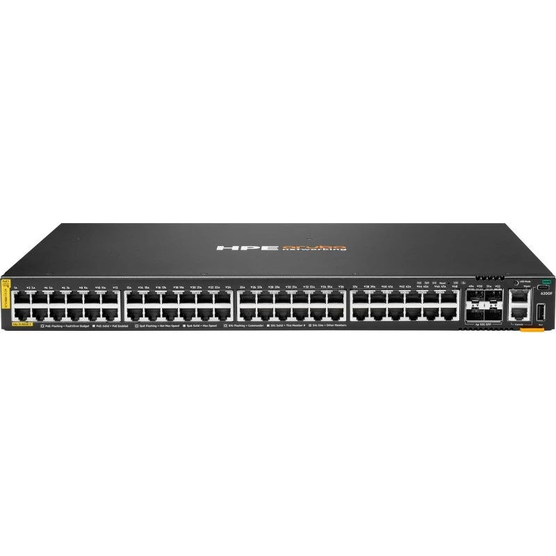 HPE Aruba CX 6200F 48G PoE+ 4SFP+ 740W Switch