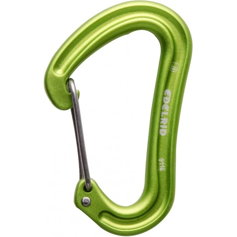 Edelrid Nineteen G II D-karabin med wire-lås (oasis)