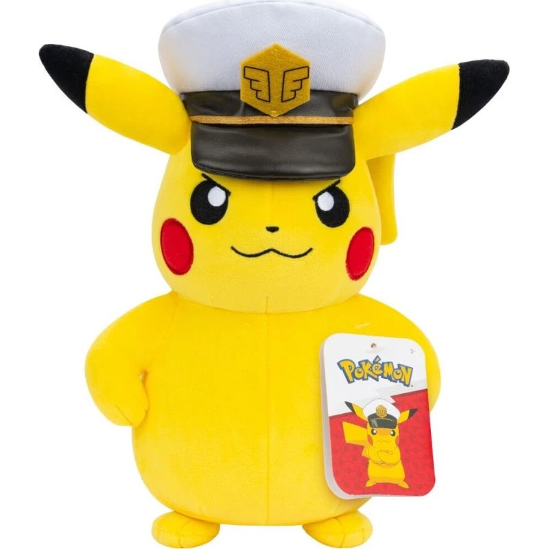 Pokémon Kaptajn Pikachu Plys 20 cm