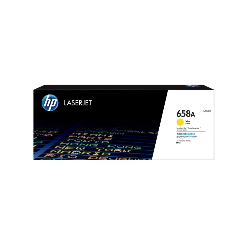 HP 658A Gul Original Toner, 6000 Sider