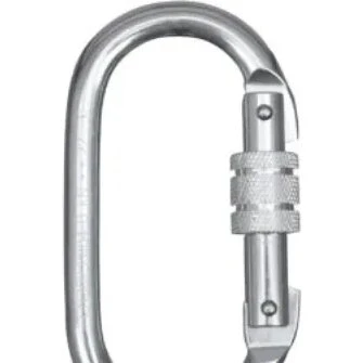 FallSafe karabinkrog FS802 18 mm med skruelås