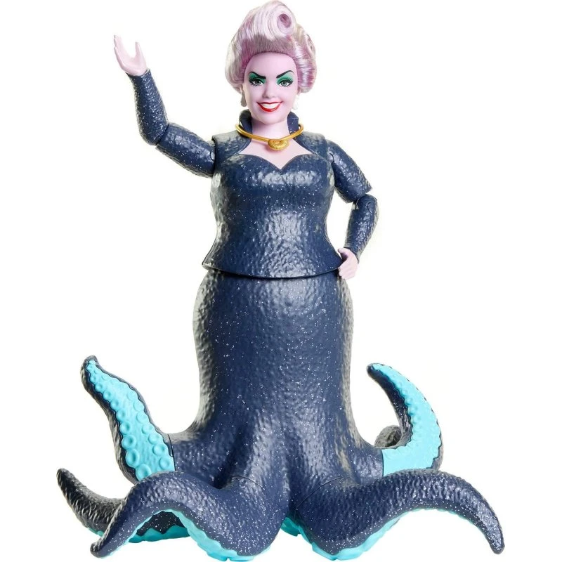 Disney The Little Mermaid Ursula (HLX12) Dukke med Tentakler og Glitter