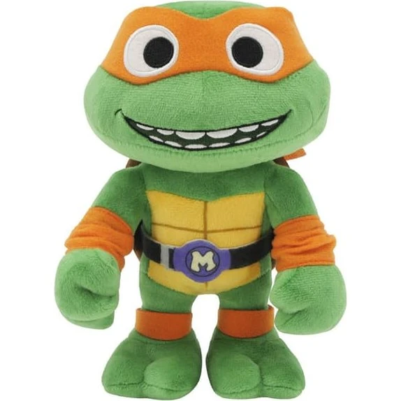 Mattel TMNT Mutant Mayhem Michelangelo Bamse 20 cm