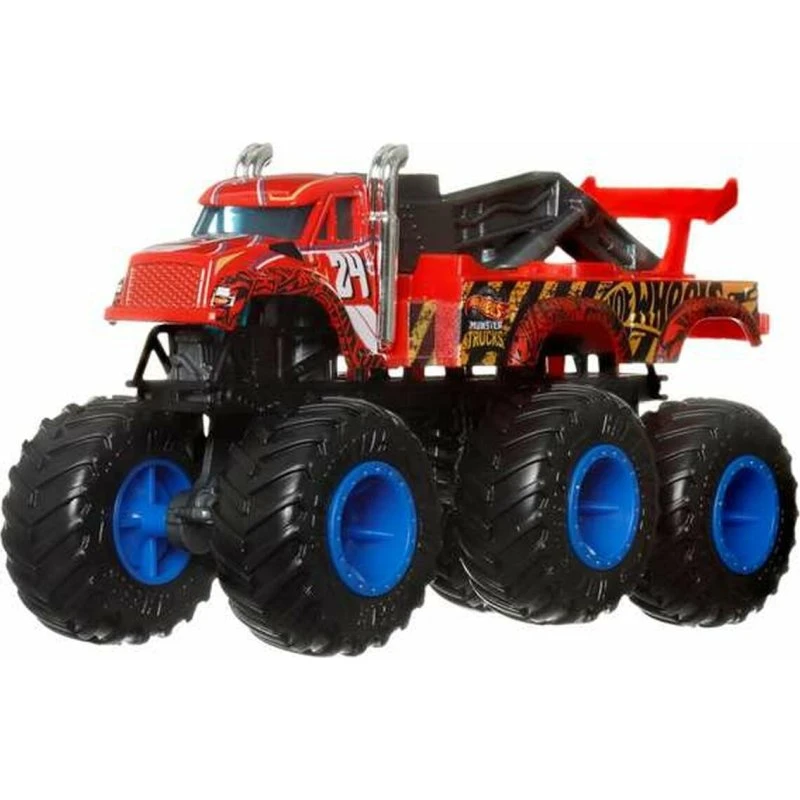 Hot Wheels Monster Trucks Big Rigs 1:64 - 6 hjul, flerfarvet
