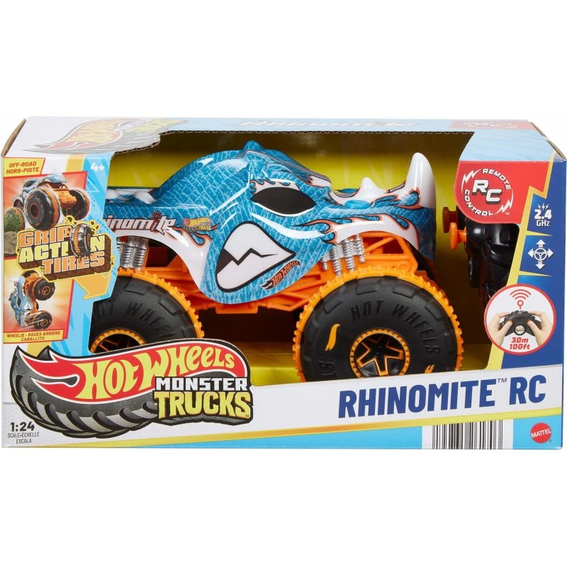 Mattel Hot Wheels Rhinomite RC 1:24 - Multifarvet