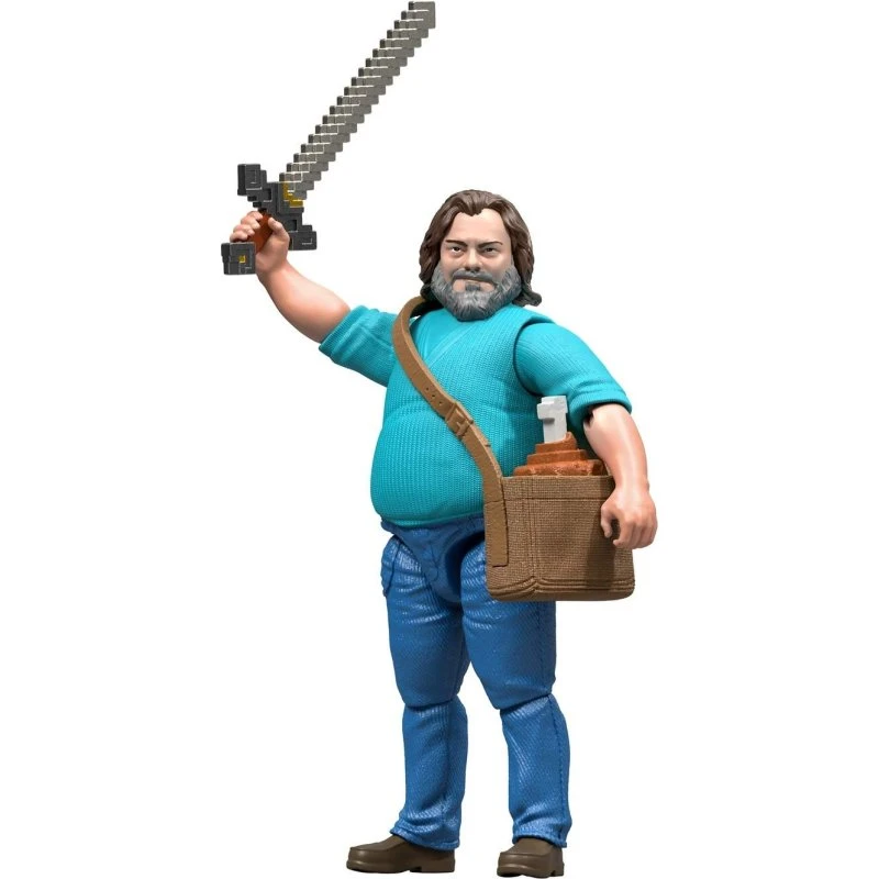 Minecraft Steve 10 cm actionfigur med tilbehør
