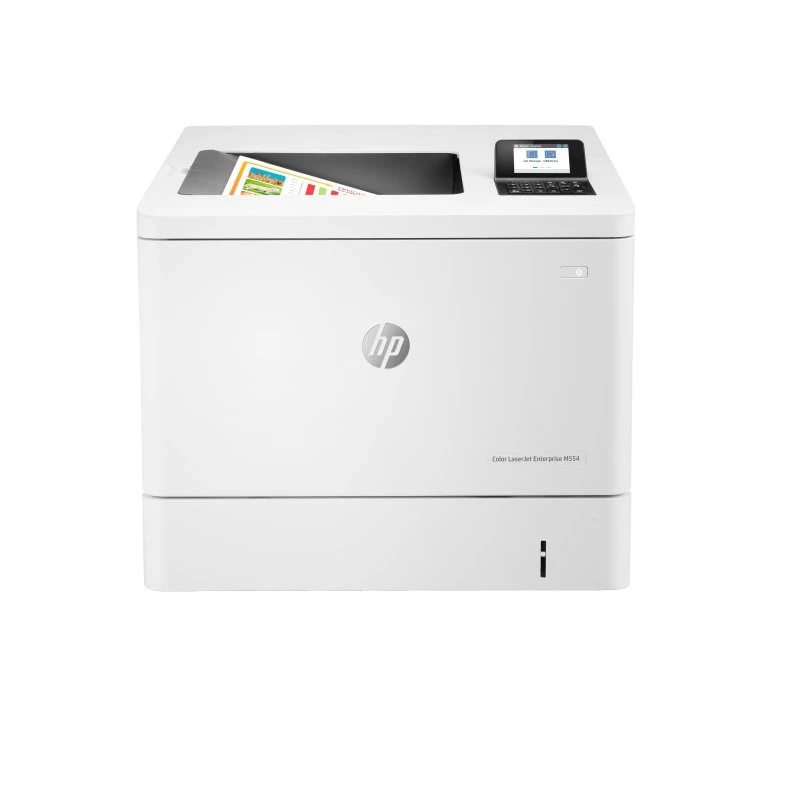 HP LaserJet Enterprise M554dn Farve Laserprinter, 33 spm, Duplex, 650-ark