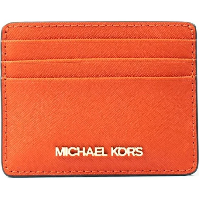 Michael Kors 35H6GTVD7L kortholder, orange læder
