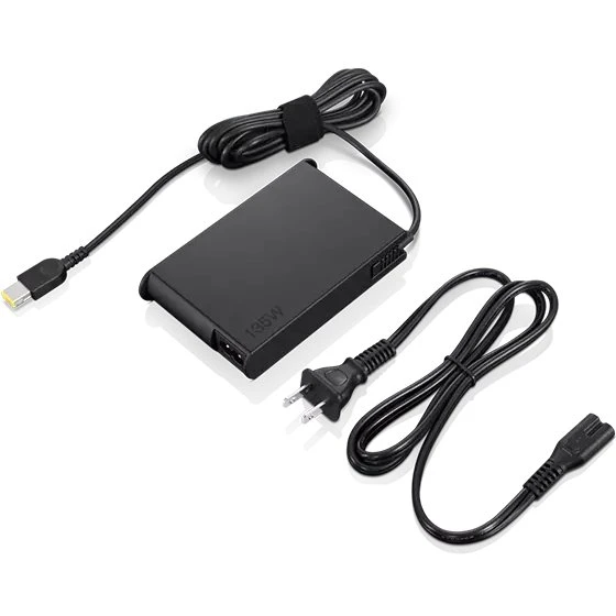 Lenovo 135W Slim Strømforsyningsadapter, Sort