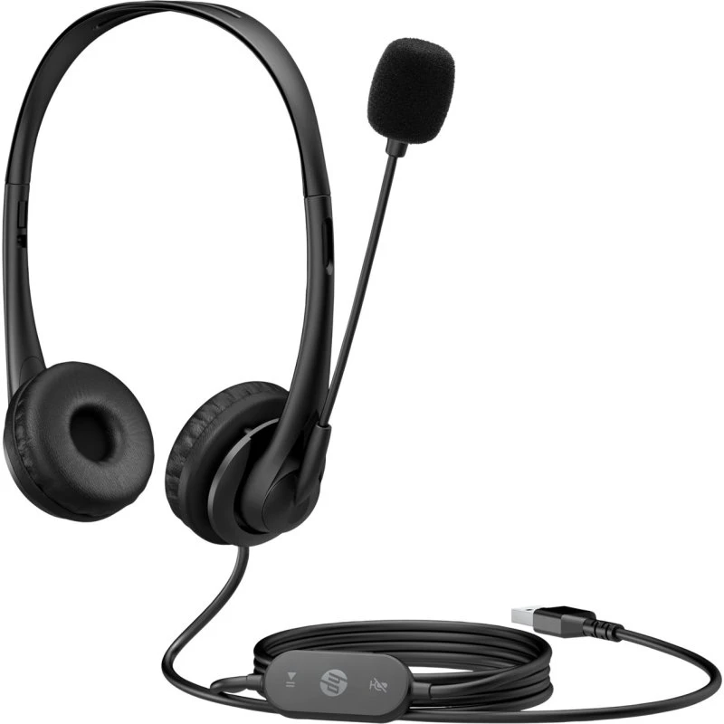 HP G2 Kablede Høretelefoner, Skygge Sort