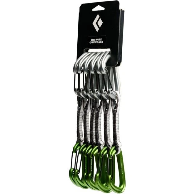 Black Diamond LiteWire Quickpack 12 cm, 6 quickdraws