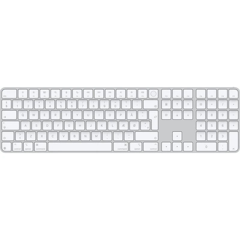 Apple Magic Keyboard med Touch ID og numerisk tastatur (dansk)
