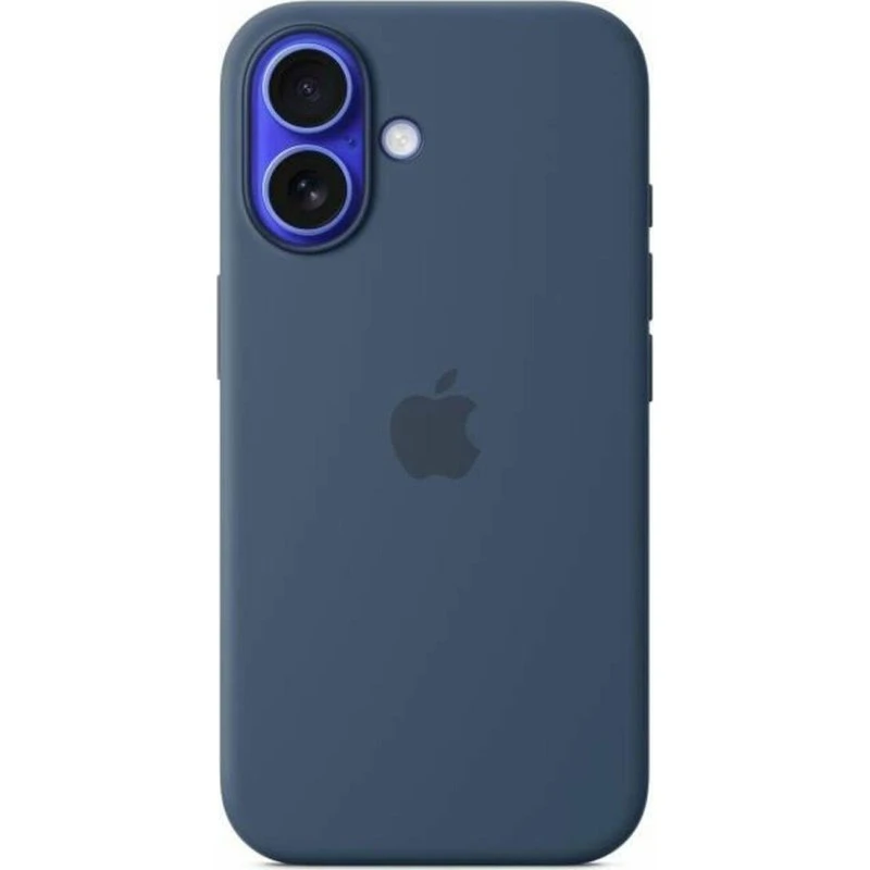 Apple iPhone 16 Silikonecover med MagSafe, Denim