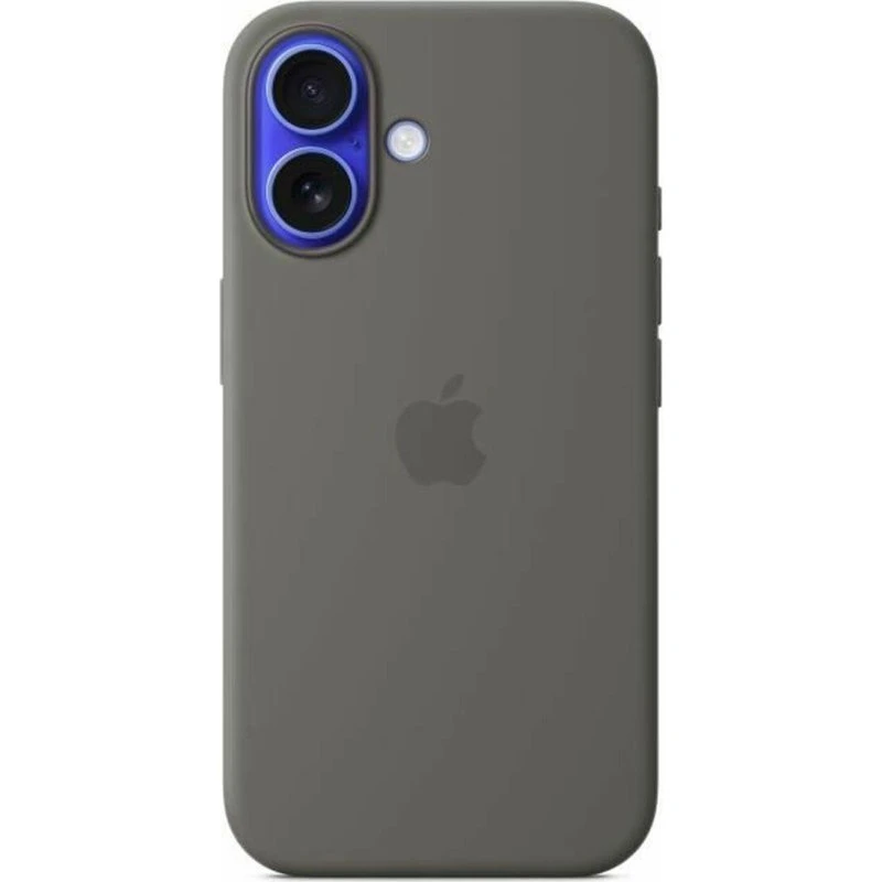 Apple iPhone 16 Silicone Case Sort/Grå