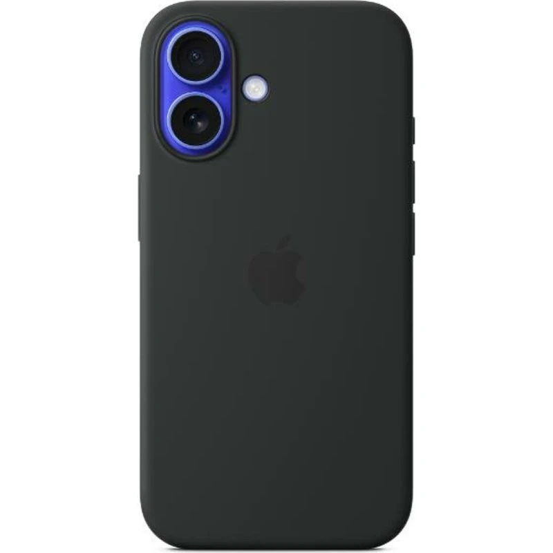 Apple MYY93ZM/A Silikonecover til iPhone 16 Plus, Sort