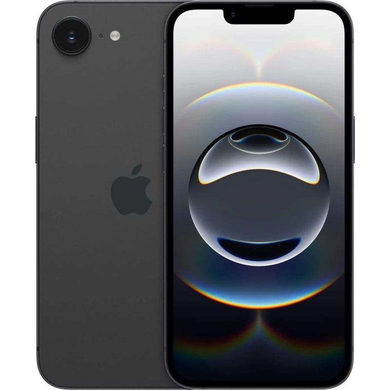 iPhone 16e 128GB Sort – Langt batteri, holdbart design