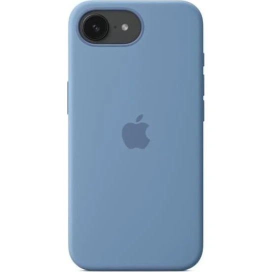 Apple iPhone 16E Silikonskal Vinterblå