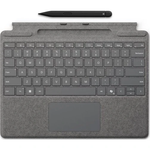 Microsoft Surface Pro Keyboard Tastatur Spansk Platinum