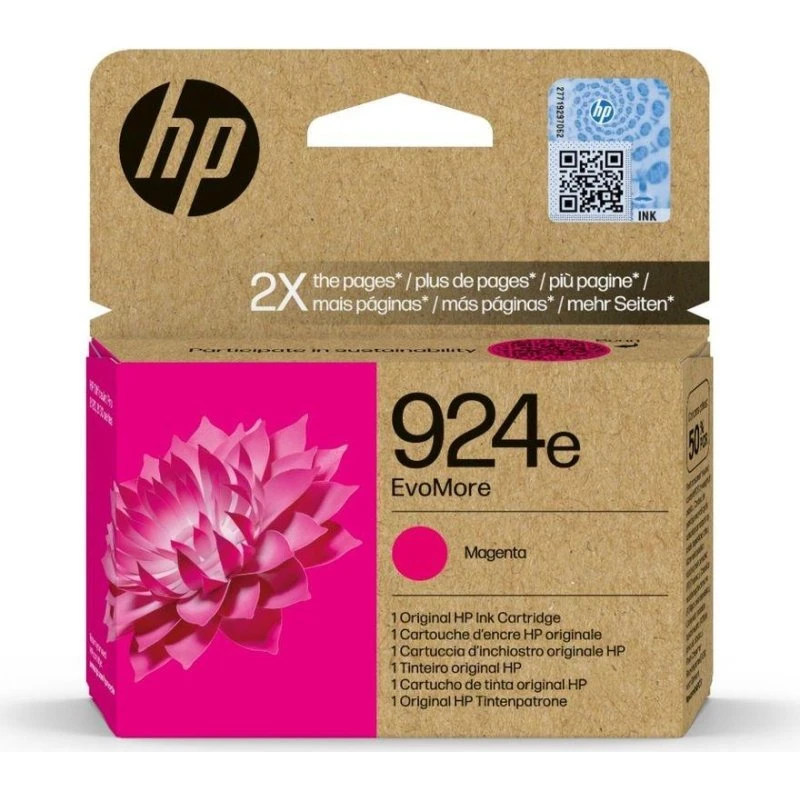 HP 924e EvoMore Magenta Blækpatron – Op til 800 sider