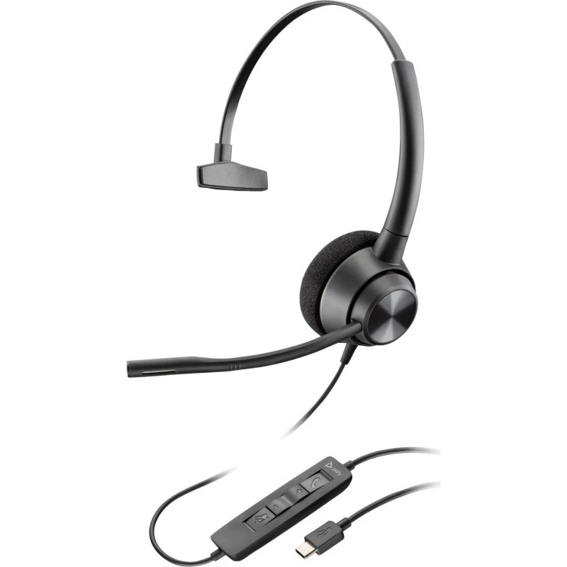 HP Poly EncorePro 310 Kablet Høretelefoner Sort