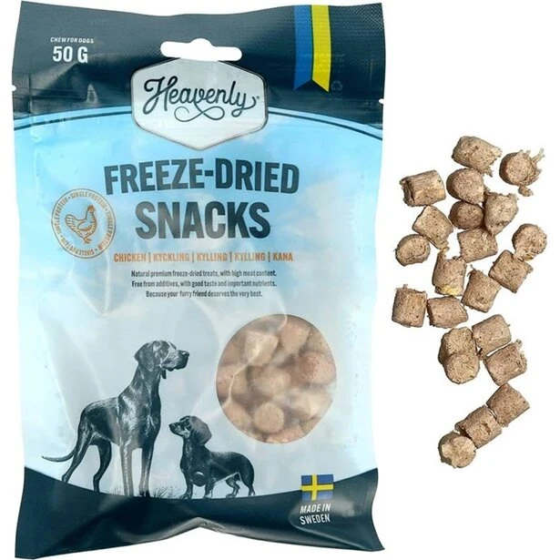 Heavenly Frysetørret Kylling Hundegodbid 50 g